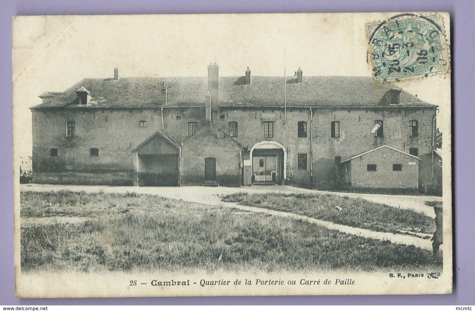 CPA Décollée - Cambrai  - Quartier De La Porterie Ou Carré De Paille - Cambrai