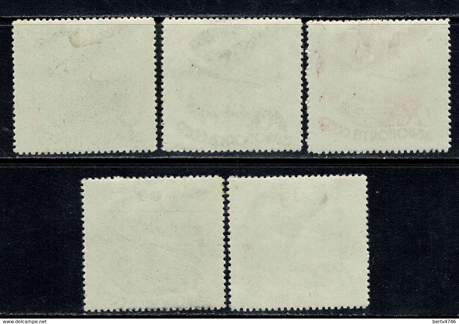 USSR 1934  Yv. PA 41/45*, MH (2 Scans) - Nuevos