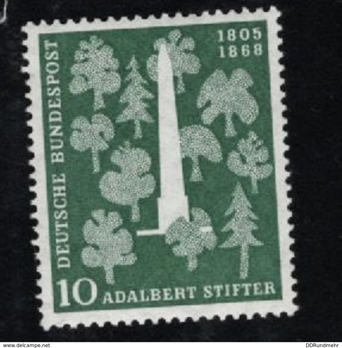 1955  22. Okt. Adalbert Stifter Mi DE 220 Sn DE 735 Yt DE 96 Sg DE 1146 AFA DE 1183 Postfr. Xx - Neufs