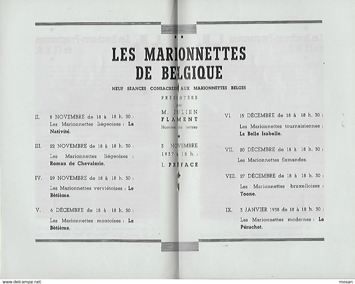 Les marionnettes de Belgique. Toone. Marionnettes de Liège, Tchantchès, Marionnettes de Verviers et de Mons, Tournai...