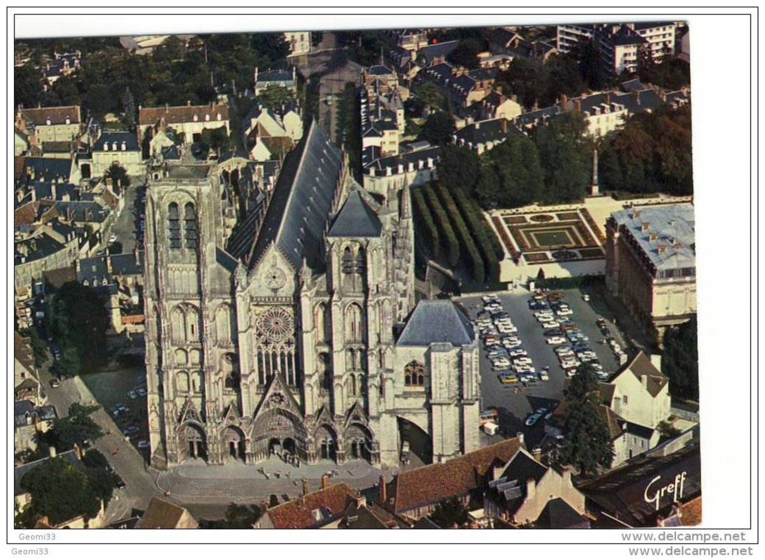 CPM Bourges,cathédrale St Etienne.ed:GREFF Num:181/50 - Bourges