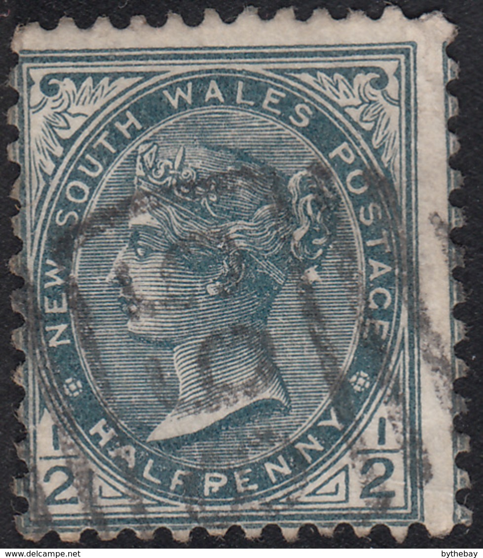 New South Wales 1892-97 Used Sc 95b 1/2p Victoria Perf 12 X 12 Variety - Oblitérés