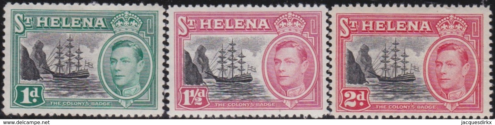 St Helena      .    SG     .   149/151      .     *         .     Mint-hinged      .   /   .   Ongebruikt - Andere & Zonder Classificatie