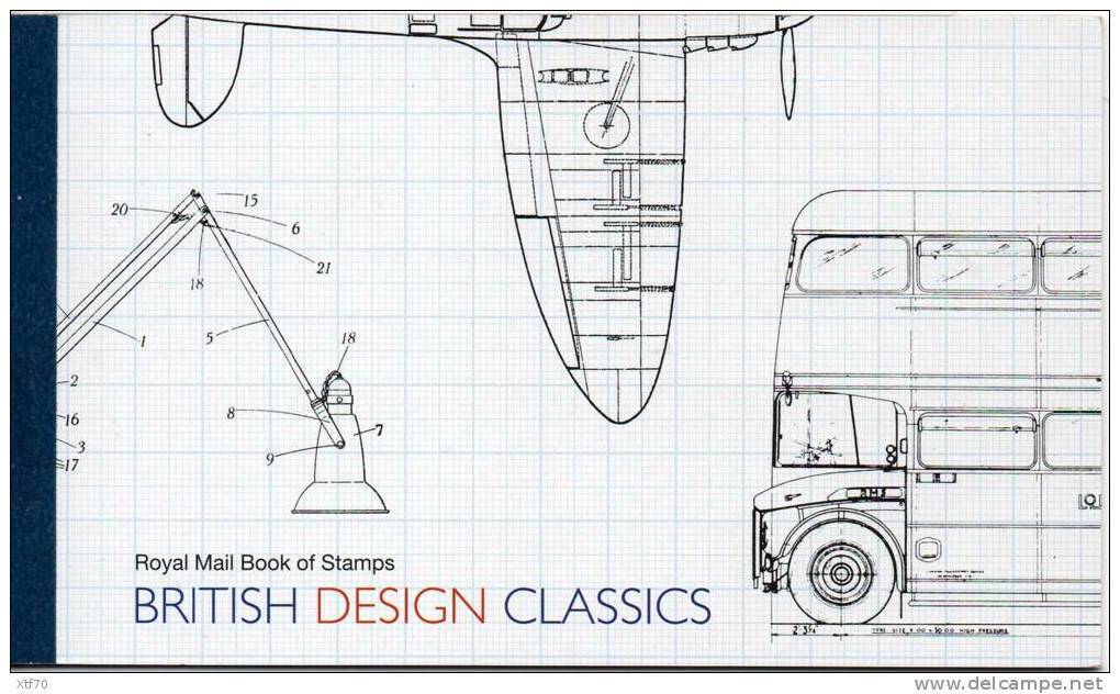 GREAT BRITAIN 2009 British Design Classics Prestige Booklet - Booklets