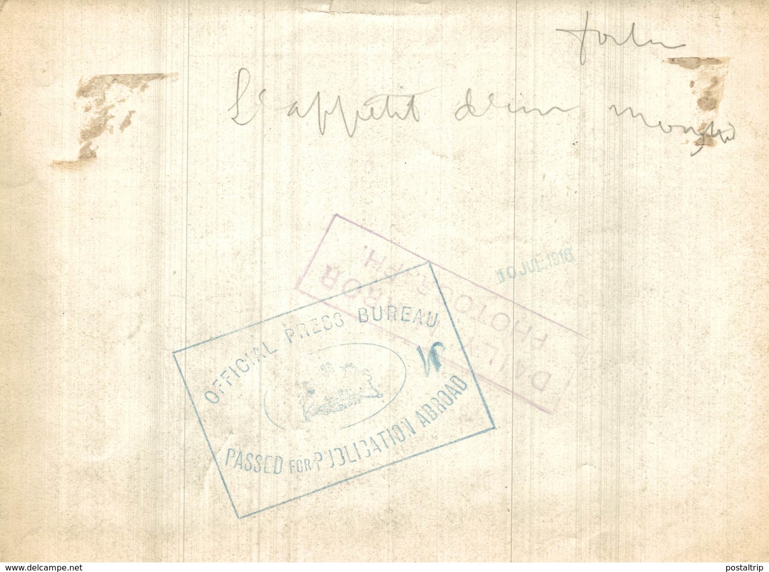 1916 NIJLPAARD HIPPOPOTAMO IN THE ZOO  21 *16CM Fonds Victor FORBIN 1864-1947 - Non Classificati