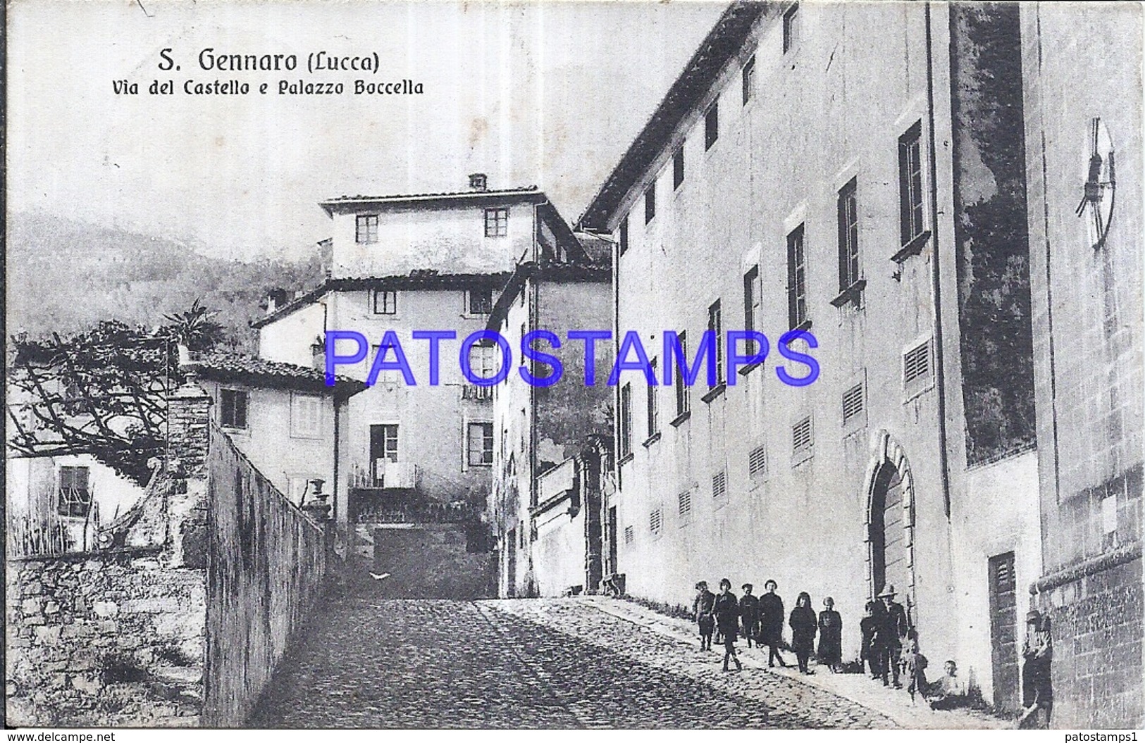 128533 ITALY S. GENNARO LUCCA STREET OF CASTLE & PALACE BACCELLA POSTAL POSTCARD - Andere & Zonder Classificatie