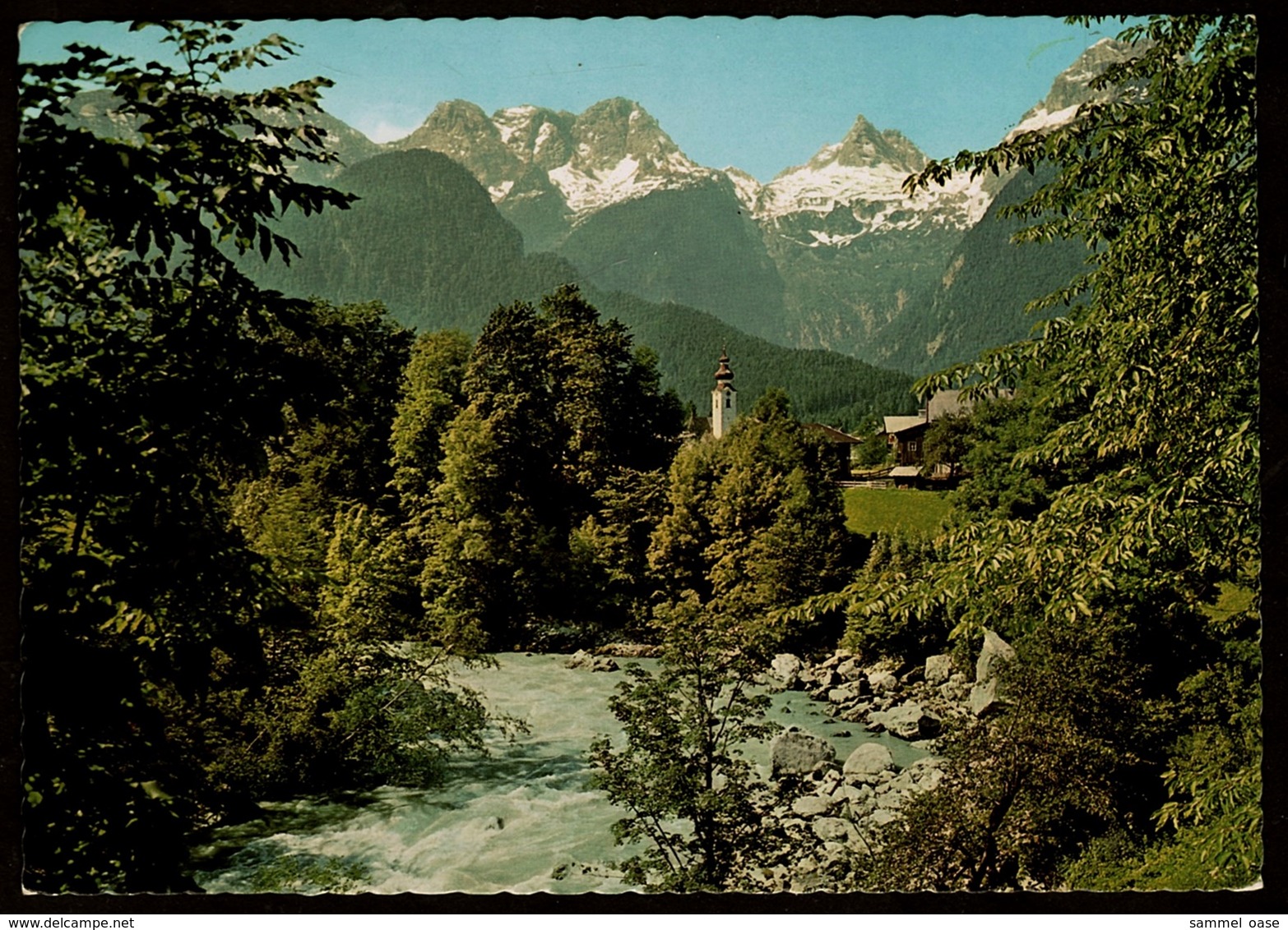 Lofer  -  Uferpartie An Der Saalach  -  Ansichtskarte Ca. 1972    (12416) - Lofer