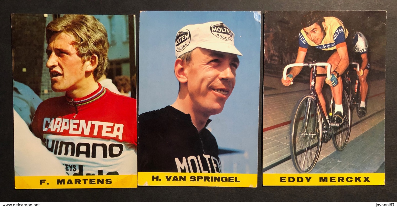 3 Cartes / Cards - POK Brussels - Cyclists - Cyclisme - Ciclismo -wielrennen - Cyclisme
