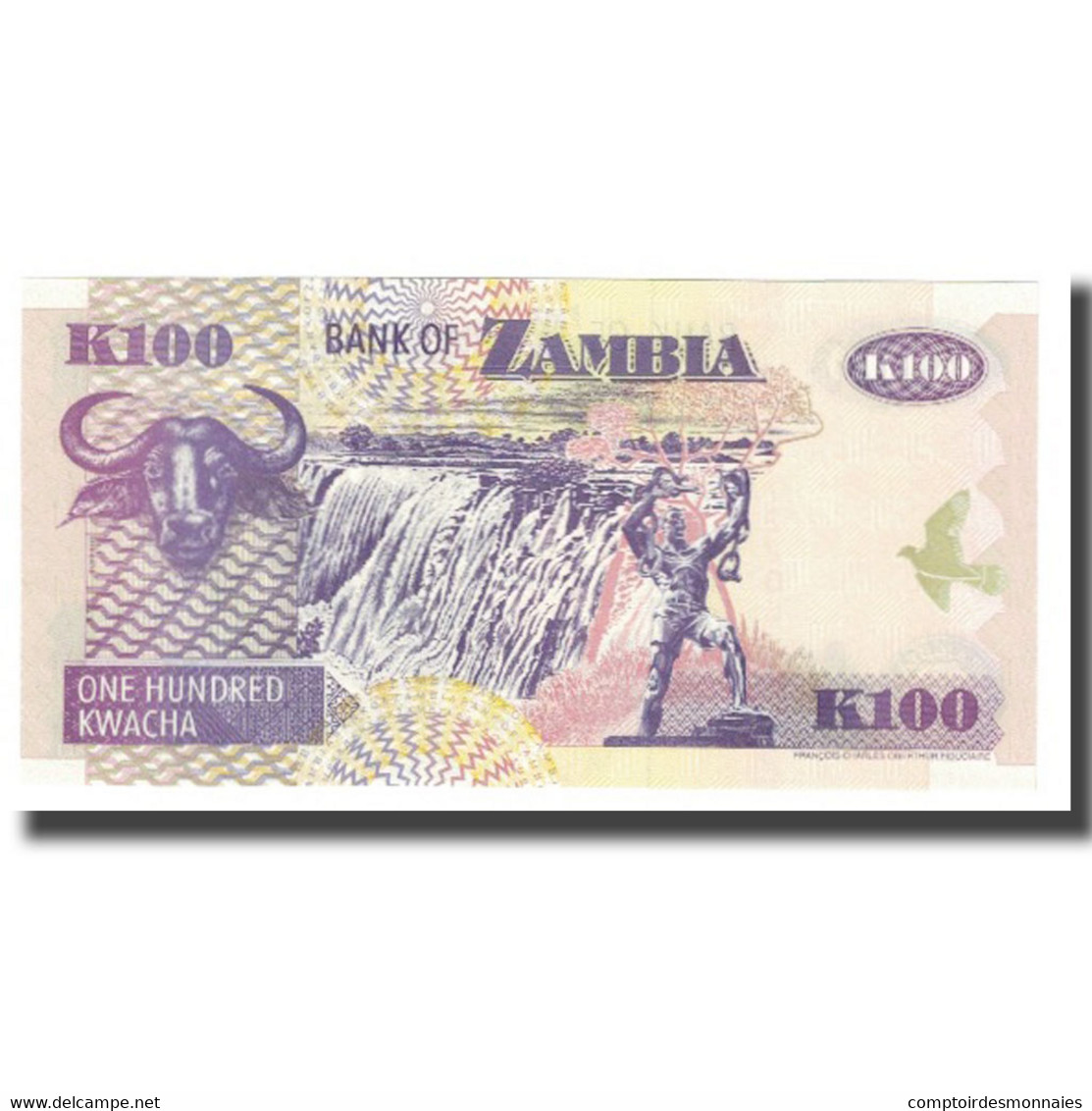 Billet, Zambie, 100 Kwacha, 2006, KM:38a, NEUF - Zambie
