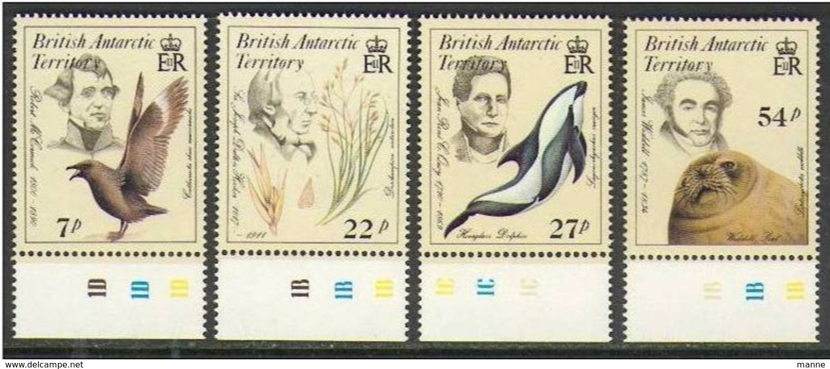 -British Antactic-1985- "Whale,etc." MNH (**) - Unused Stamps