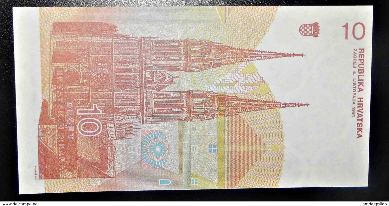 A1 BILLETS DU MONDE WORLD BANKNOTES CROATIE 10 DINARA - Otros & Sin Clasificación