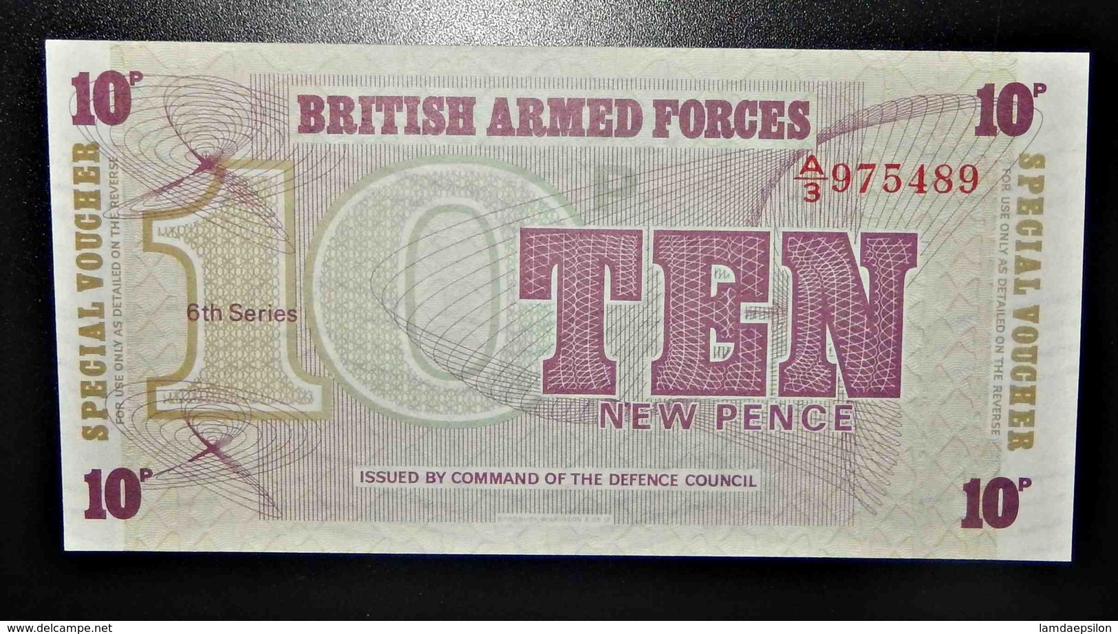 A1 BILLETS DU MONDE WORLD BANKNOTES BRITISH ARMED FORCES 10 NEW PENCE - Other & Unclassified