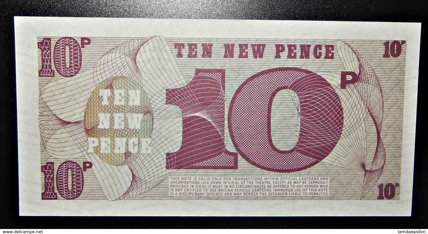 A1 BILLETS DU MONDE WORLD BANKNOTES BRITISH ARMED FORCES 10 NEW PENCE - Other & Unclassified
