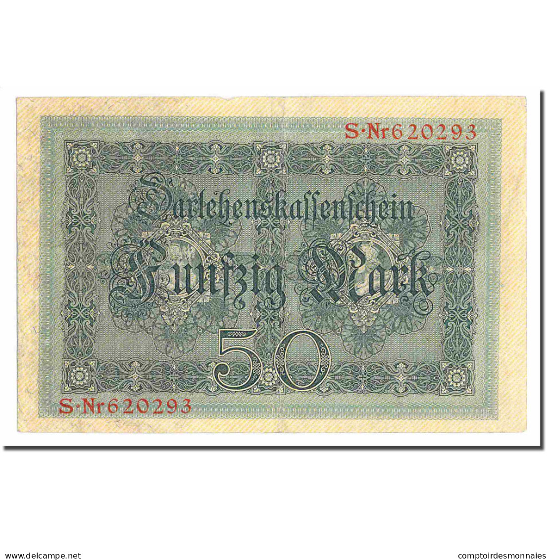 Billet, Allemagne, 50 Mark, 1914, 1914-08-05, KM:49a, TTB - 50 Mark