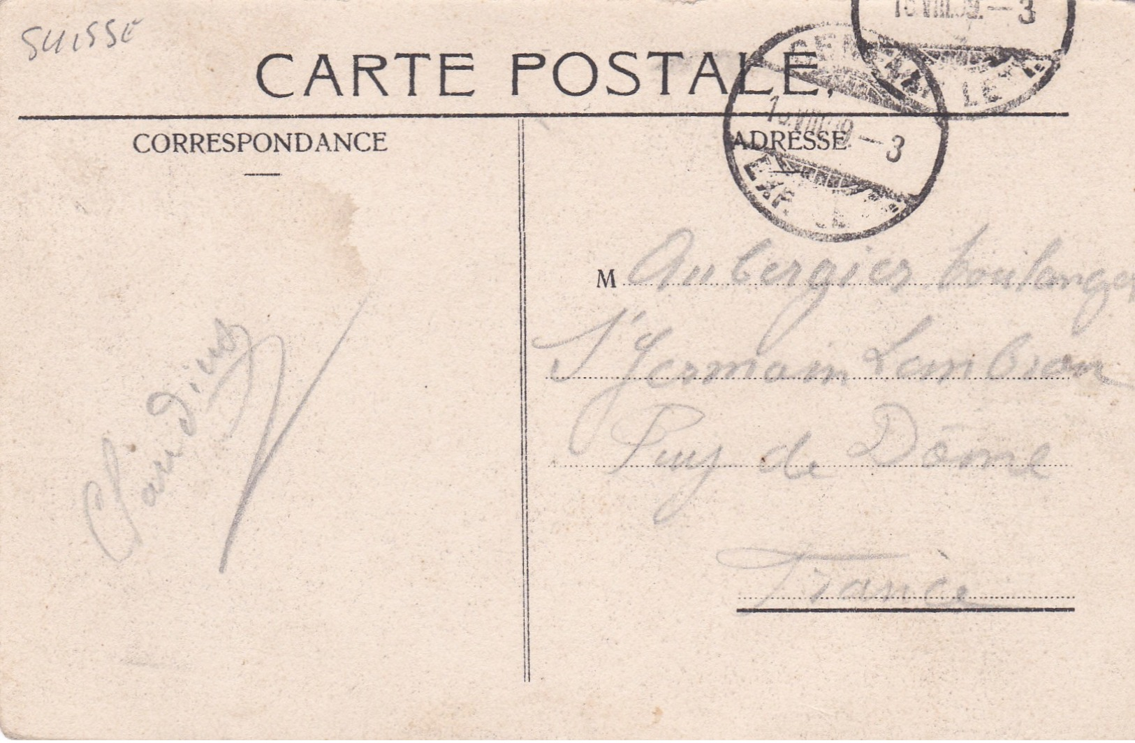 Small Old Post Card Of Parc Aux Daims,Geneve,Geneva, Switzerland,S91. - Genève