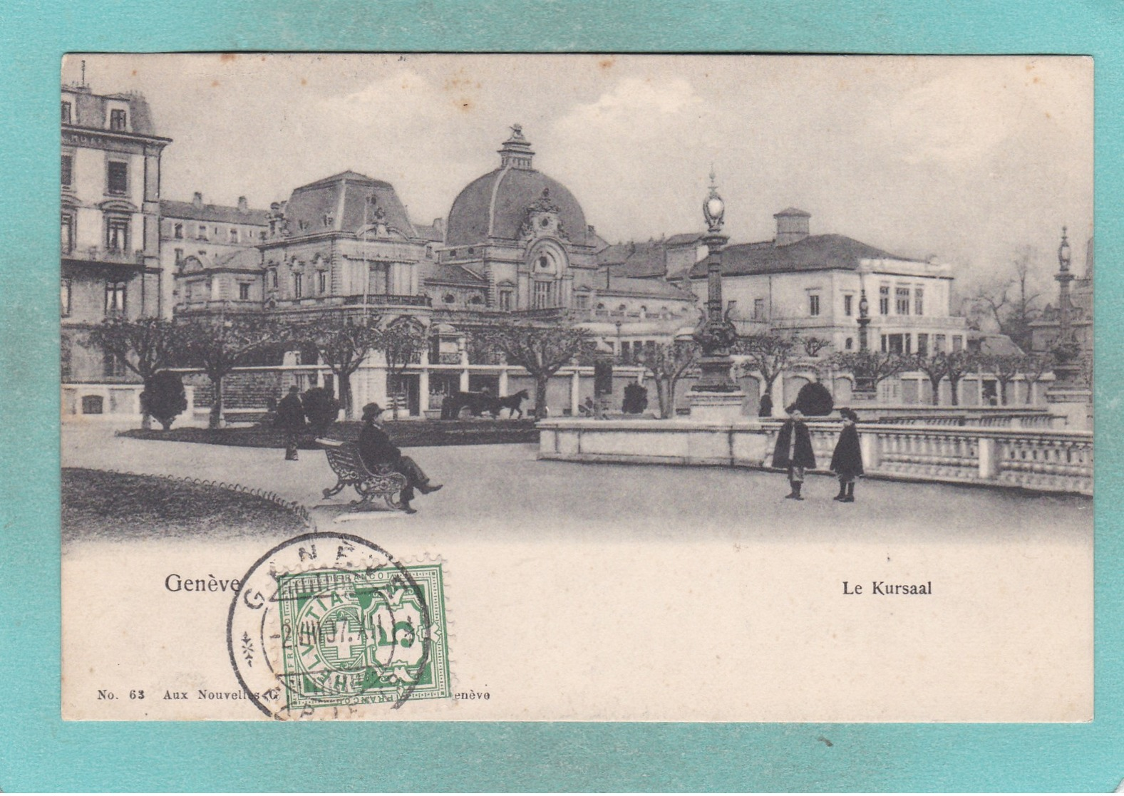 Small Old Post Card Of Le Kursaal,Geneve,Geneva, Switzerland,S91. - Genève