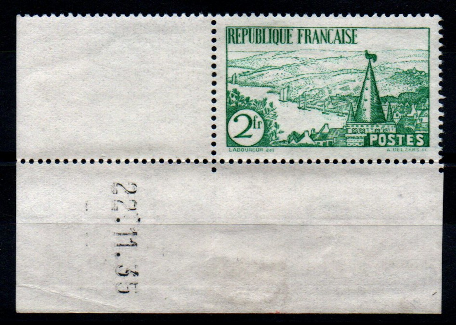 FRANCE - YT N° 301 - Coin Daté - Neuf * - MH - Cote: 40,00 € - Unused Stamps