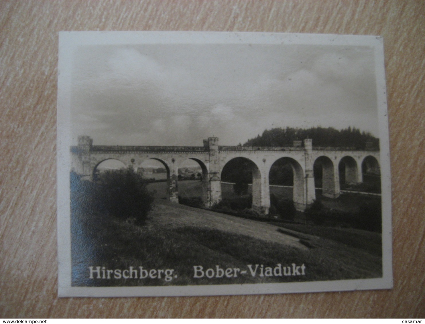HIRSCHBERG BOBER-VIADUKT Bilder Card Photo Photography (4x5,2 Cm) Schlesien Silesia Poland Czech GERMANY 30s Tobacco - Non Classés