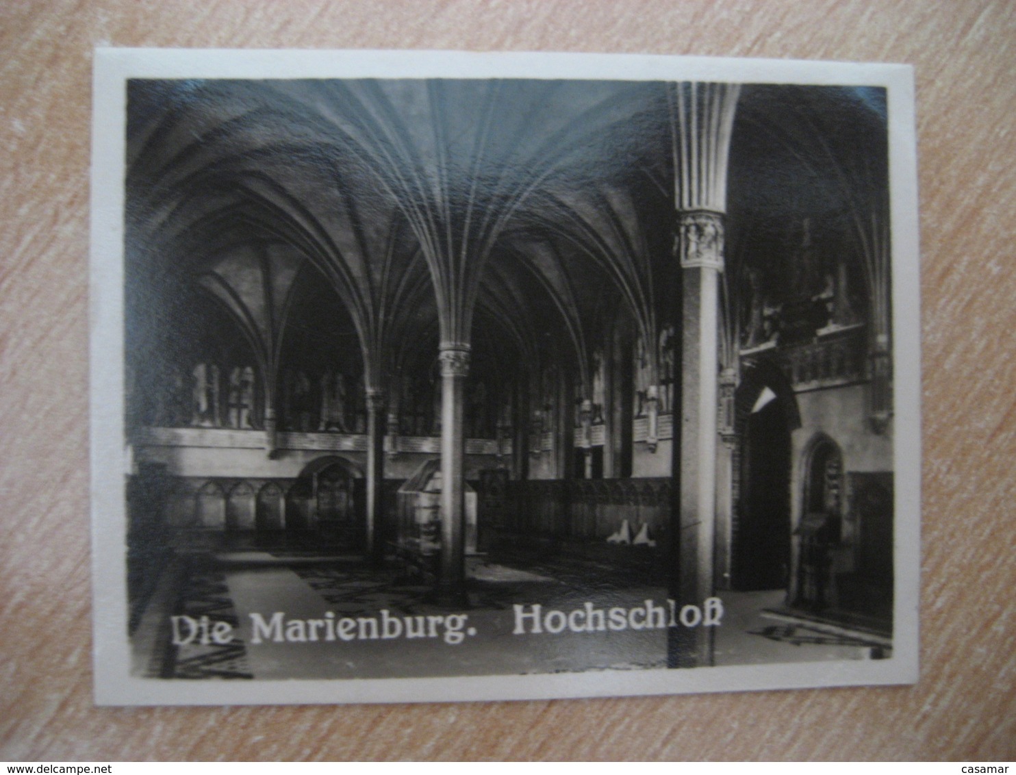 DIE MARIENBURG Hochschloss Castle Bilder Card Photo Photography (4x5,2cm) Ostpreusen East Prussia GERMANY 30s Tobacco - Non Classificati