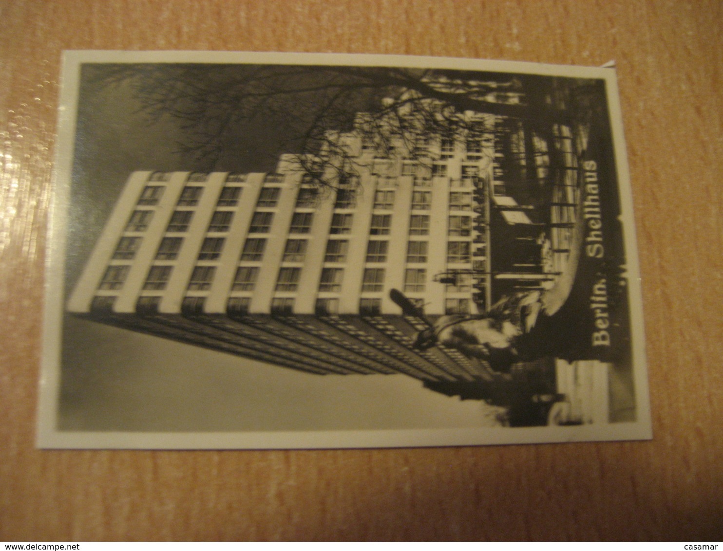 BERLIN Shell Haus Bilder Card Photo Photography (4,3x6,3cm) Modern Buildings GERMANY 30s Tobacco - Ohne Zuordnung