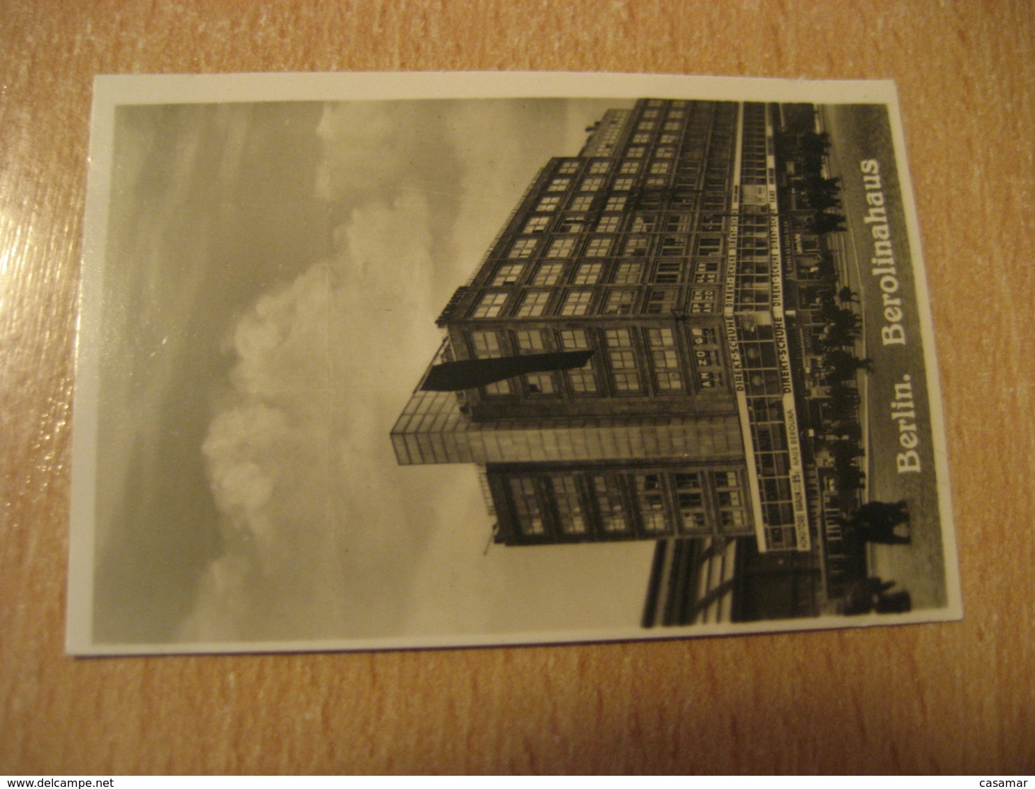 BERLIN Berolinahaus Bilder Card Photo Photography (4,3x6,3cm) Modern Buildings GERMANY 30s Tobacco - Ohne Zuordnung