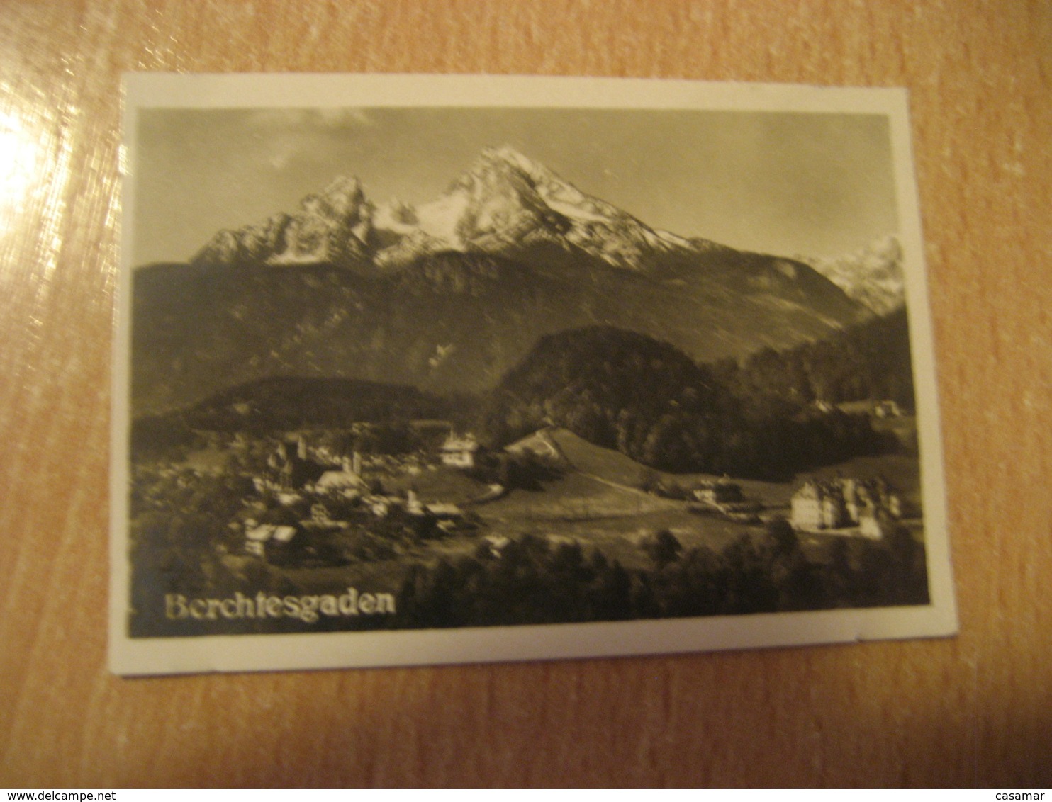 BERCHTESGADEN Mountain Bilder Card Photo Photography (4,3x6,3cm) Alpen Alps Alpes Mountains GERMANY 30s Tobacco - Ohne Zuordnung