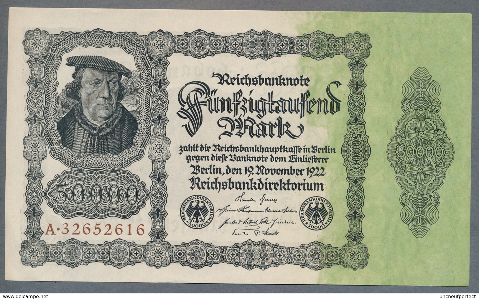 P79 Ro79a DEU-90a  - 50 000 Mark Impression Du Reichs  UNC NEUF - 50000 Mark