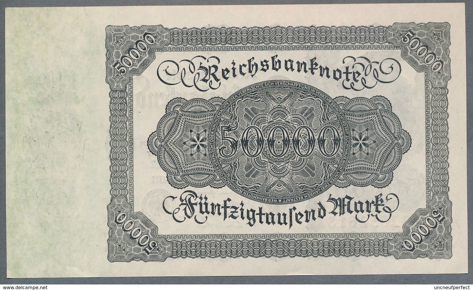 P79 Ro79a DEU-90a  - 50 000 Mark Impression Du Reichs  UNC NEUF - 50000 Mark