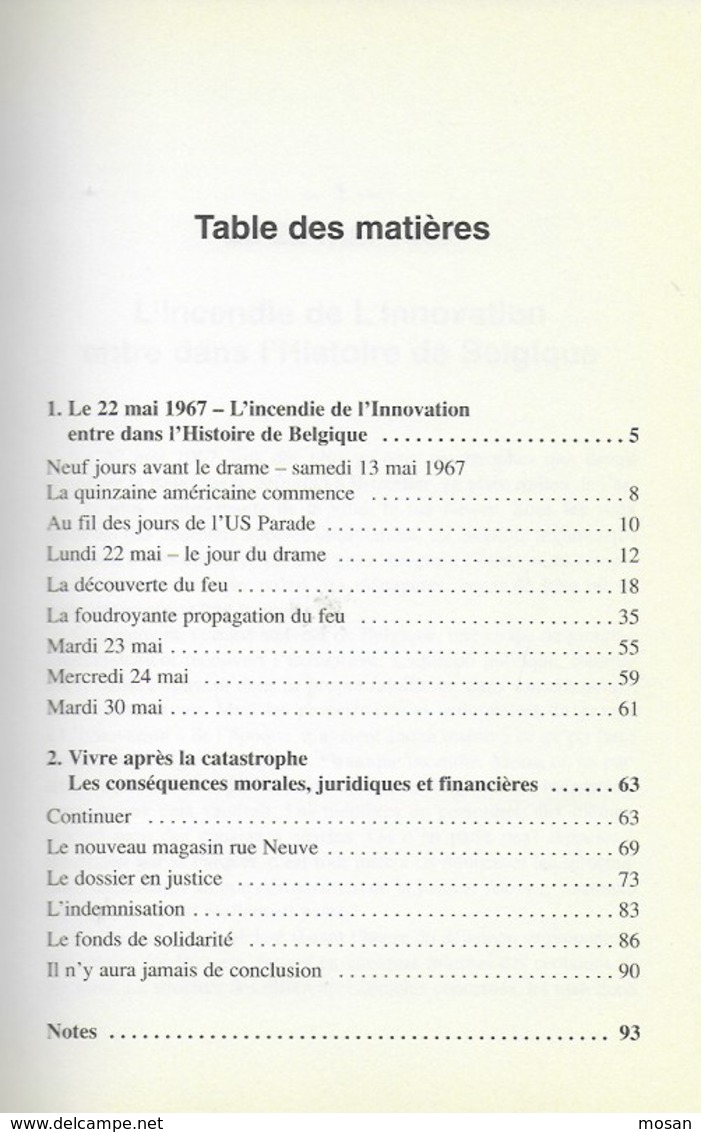 22 Mai 1967. L'incendie De L'Innovation. Bruxelles, Pompier. Feu. Bernard J. Houssiau. Luc Pire. - Andere & Zonder Classificatie