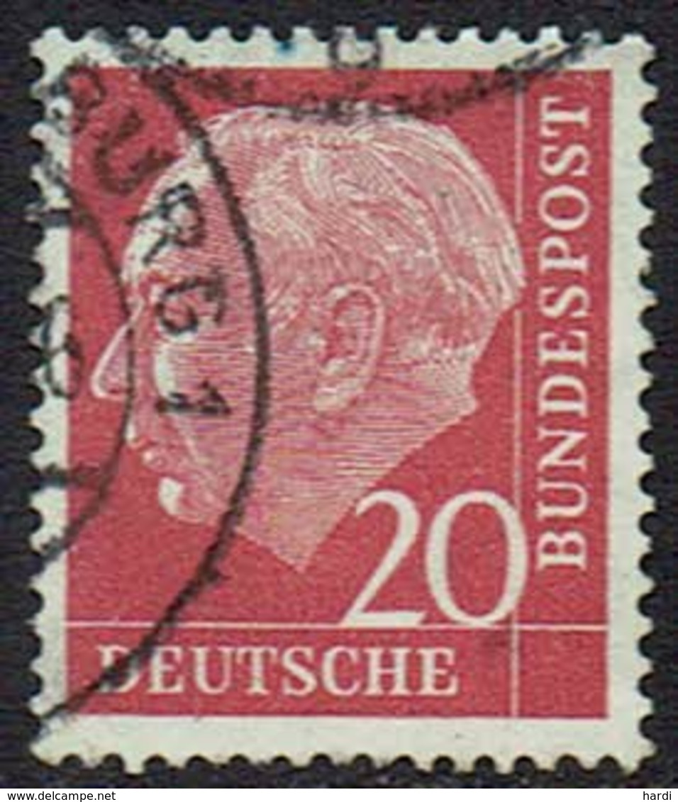 BRD, 1954, MiNr 185, Gestempelt - Gebraucht