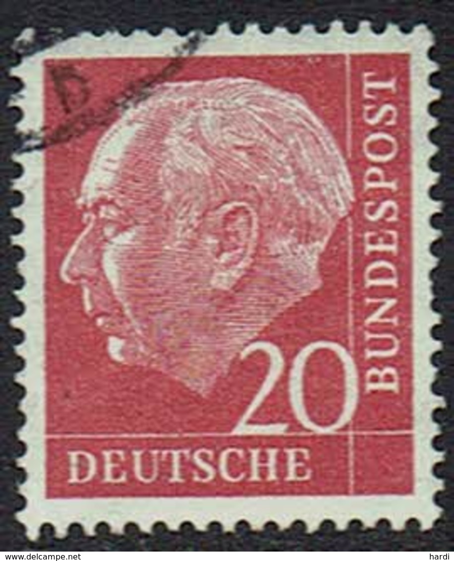 BRD, 1954, MiNr 185, Gestempelt - Gebraucht