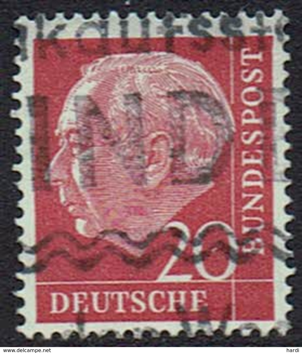 BRD, 1954, MiNr 185, Gestempelt - Gebraucht