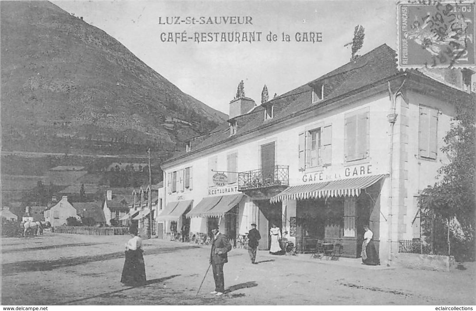 Luz Saint Sauveur        65        Café Restaurant De La Gare     (voir Scan) - Luz Saint Sauveur