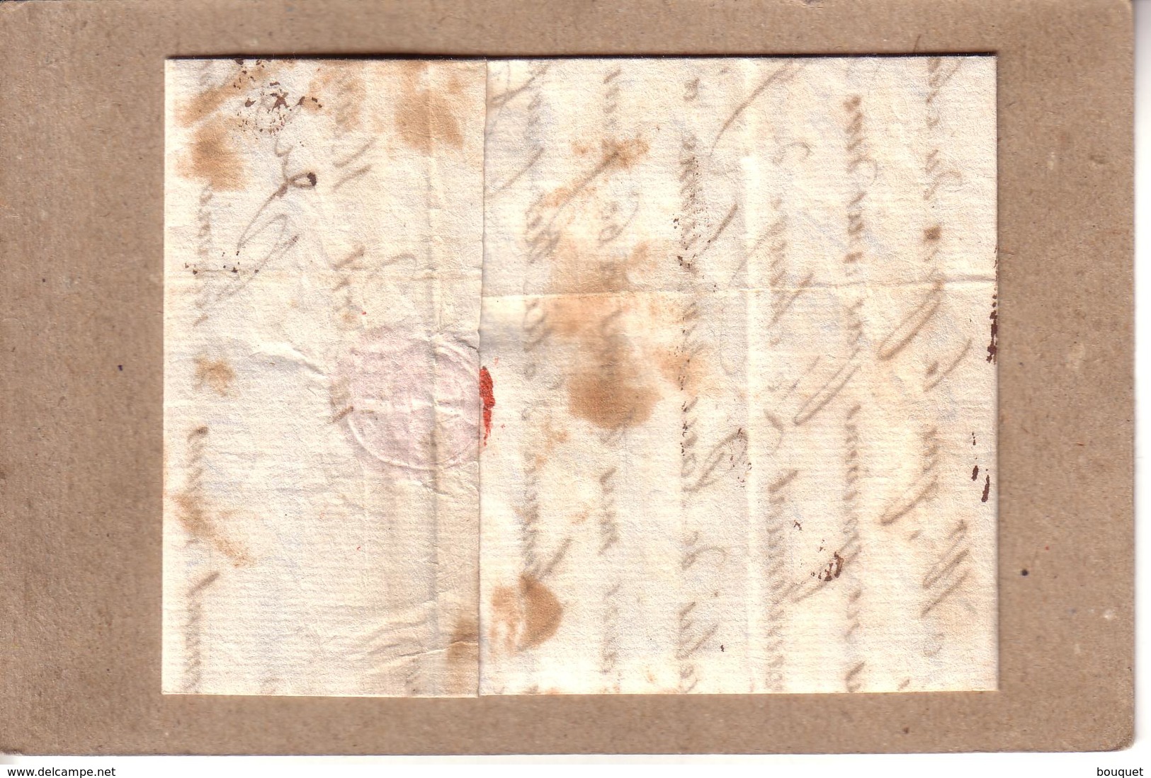 ITALIE - LETTRE DE PORT MAURICE ACHEMINEE PAR UN VOYAGEUR POSTEE A MONACO AVEC MARQUE MANUSCRIT POUR TARASCON - 1752 - ...-1885 Voorlopers