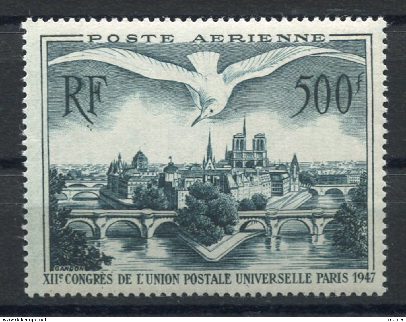 RC 15347 FRANCE PA N° 20 - 500F POSTE AERIENNE COTE 60€ NEUF ** MNH TB - 1927-1959 Ungebraucht