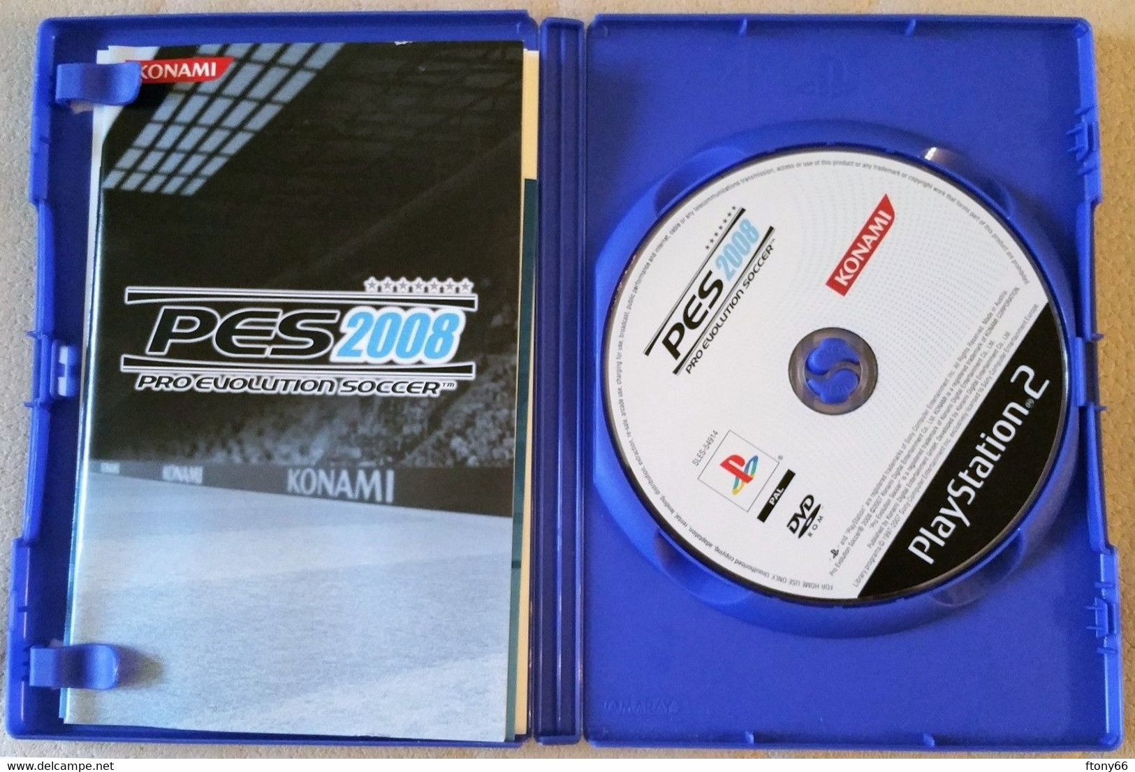 MA20 PS2 PES 2008 PRO EVOLUTION SOCCER PLATINUM Edition - Usato Con Manuale ITA - Playstation 2