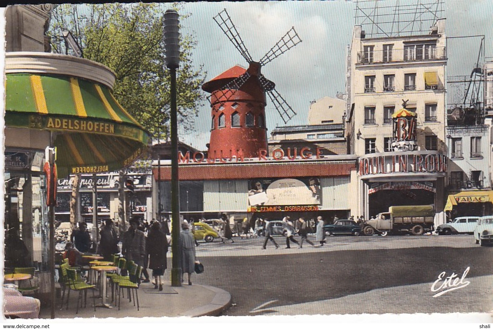 CPSM PARIS LE MOULIN ROUGE - Bar, Alberghi, Ristoranti