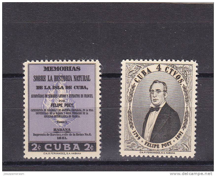 Cuba Nº 493 Al 494 Con Charnela - Nuevos