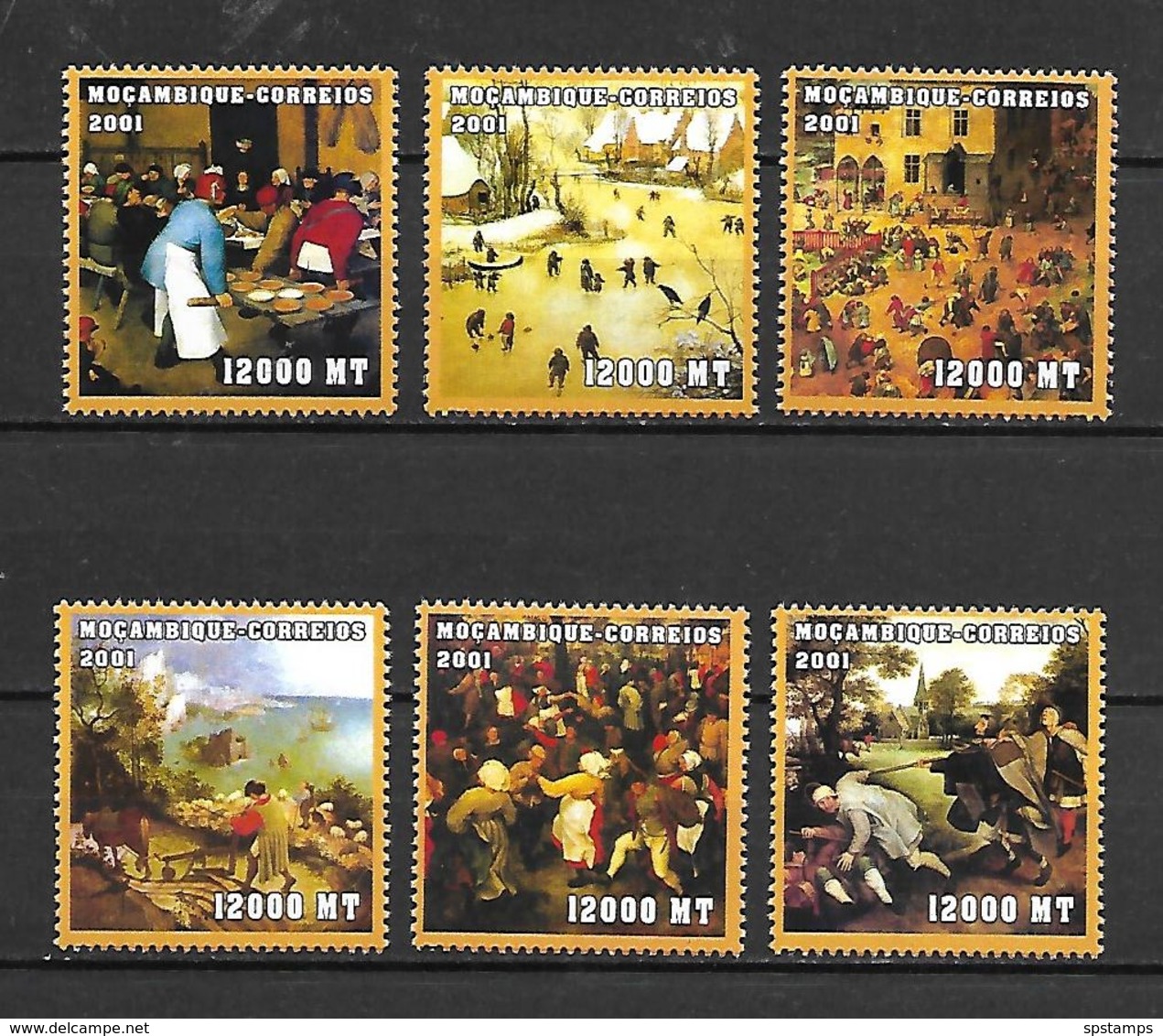 Mozambique 2001 Art - Paintings - Pieter Bruegel MNH - Sonstige & Ohne Zuordnung