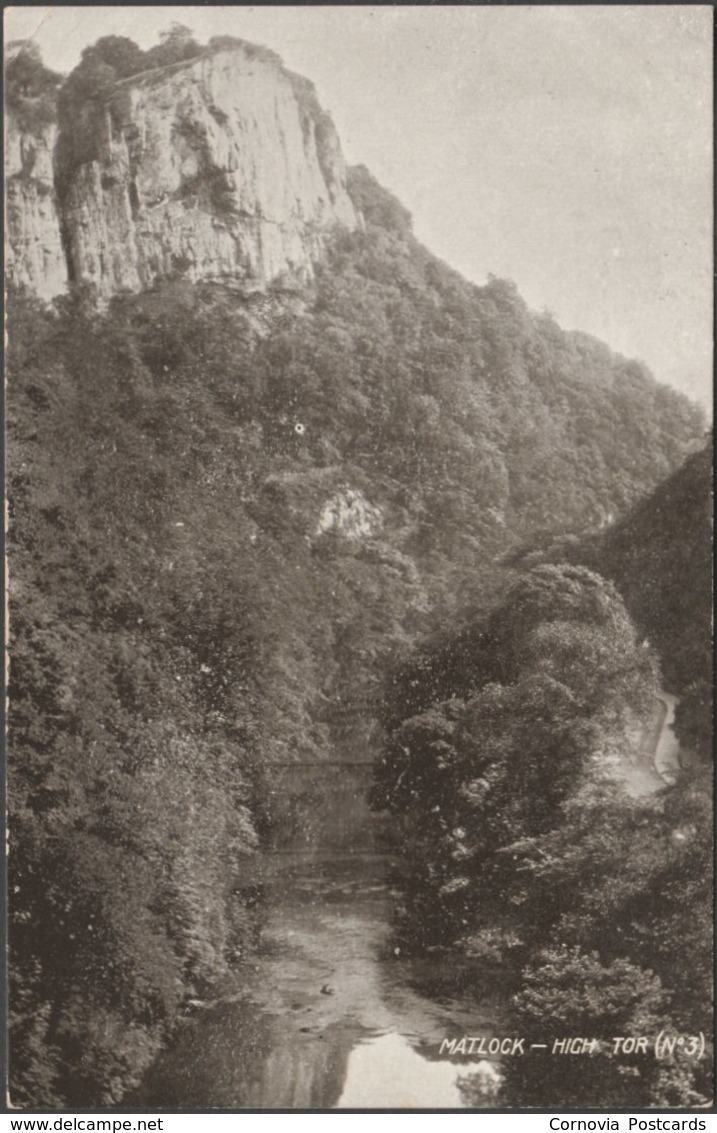 High Tor, Matlock, Derbyshire, C.1905 - Thomas Taylor Postcard - Derbyshire