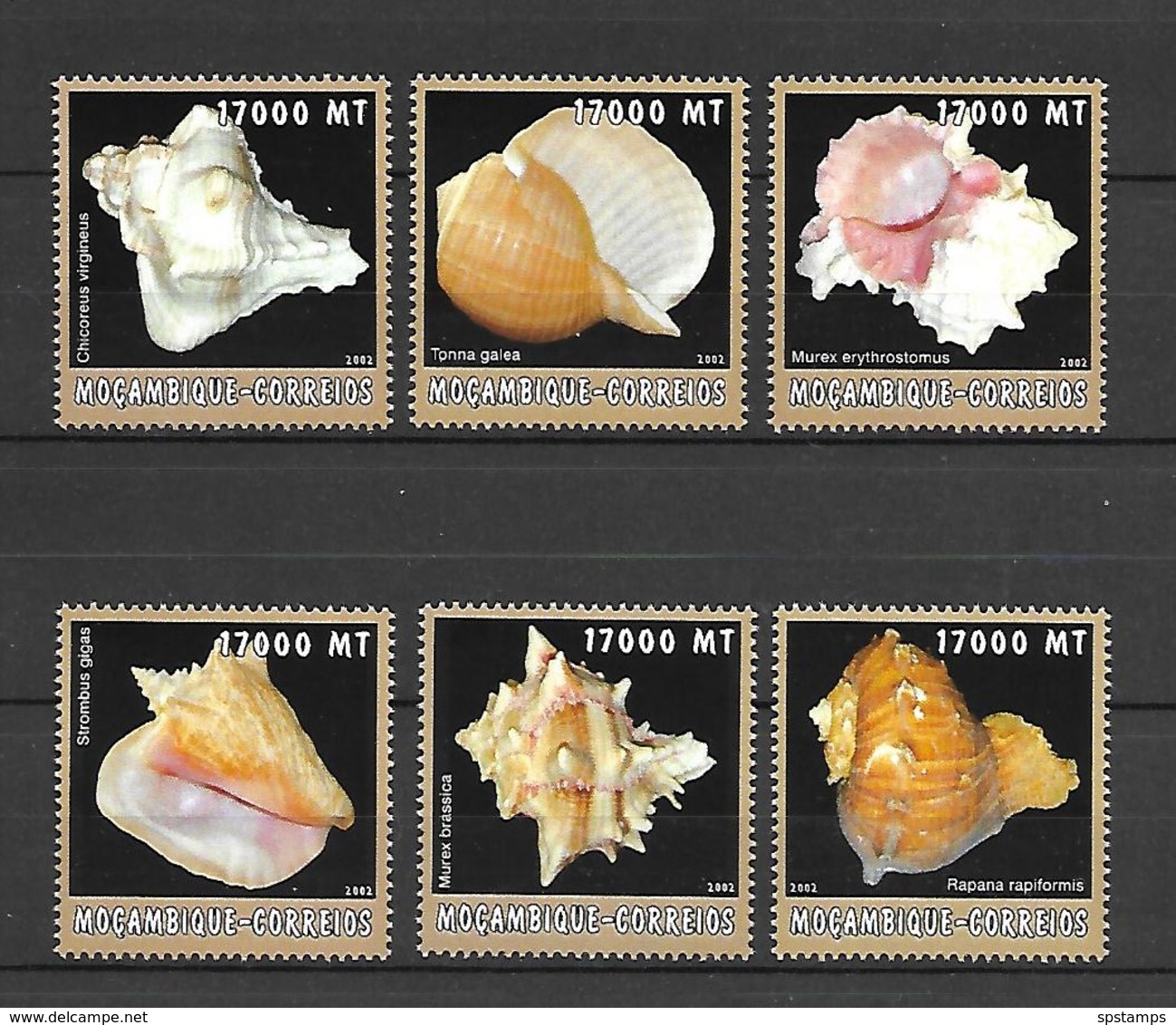 Mozambique 2002 Animals - Marine Life - Shells #2 MNH - Meereswelt