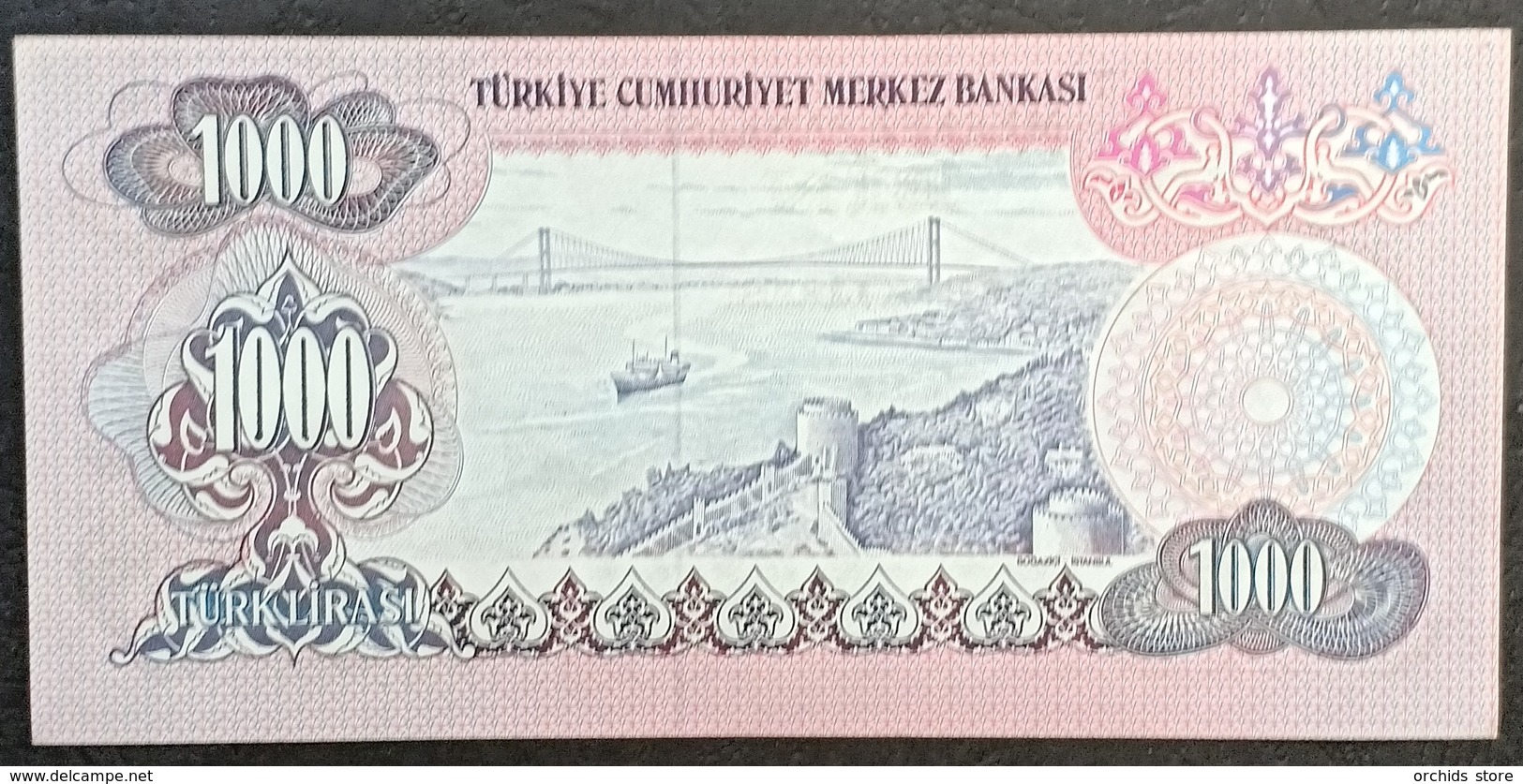 FF - Turkey Banknote 1970 1000 LIRAS P-191 F86 205552 UNC - Turkey