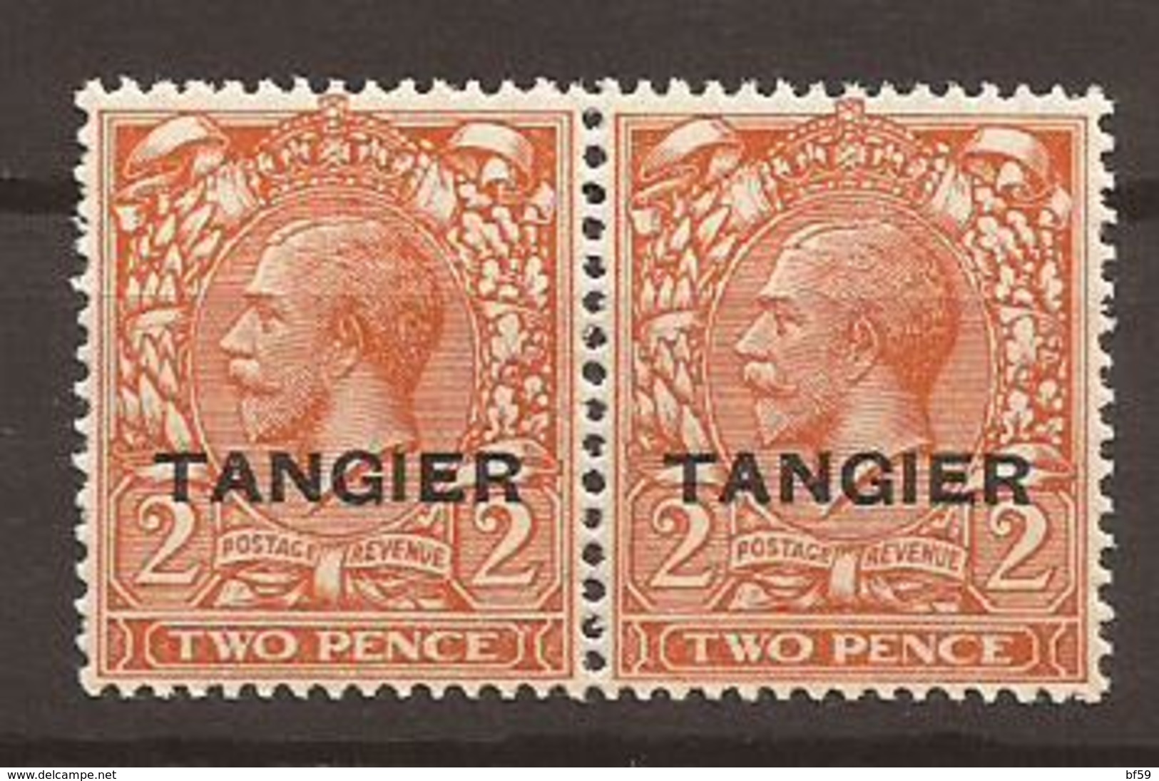 MAROC - Bureau Anglais 1927 - N° 71 Paire NEUF XX MNH - Morocco Agencies / Tangier (...-1958)