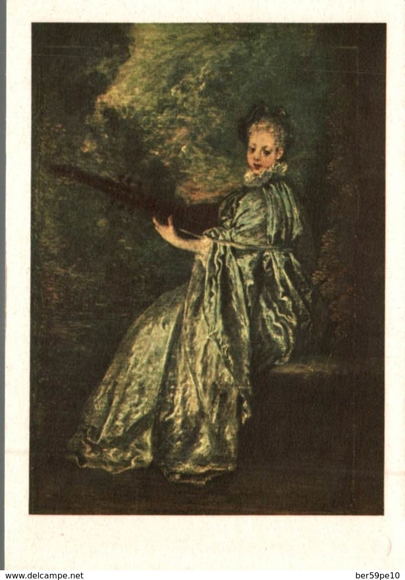 PEINTURE FRANCAISE LA FINETTE ANTOINE WATTEAU MUSEE DU LOUVRE - Schilderijen