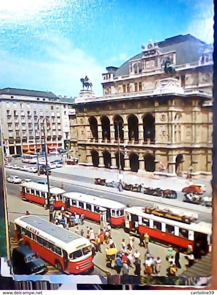 AUSTRIA WIEN. VIENNA. OPERA TEATRO  THEATER TRAM   N1970 HJ3924 - Altri & Non Classificati