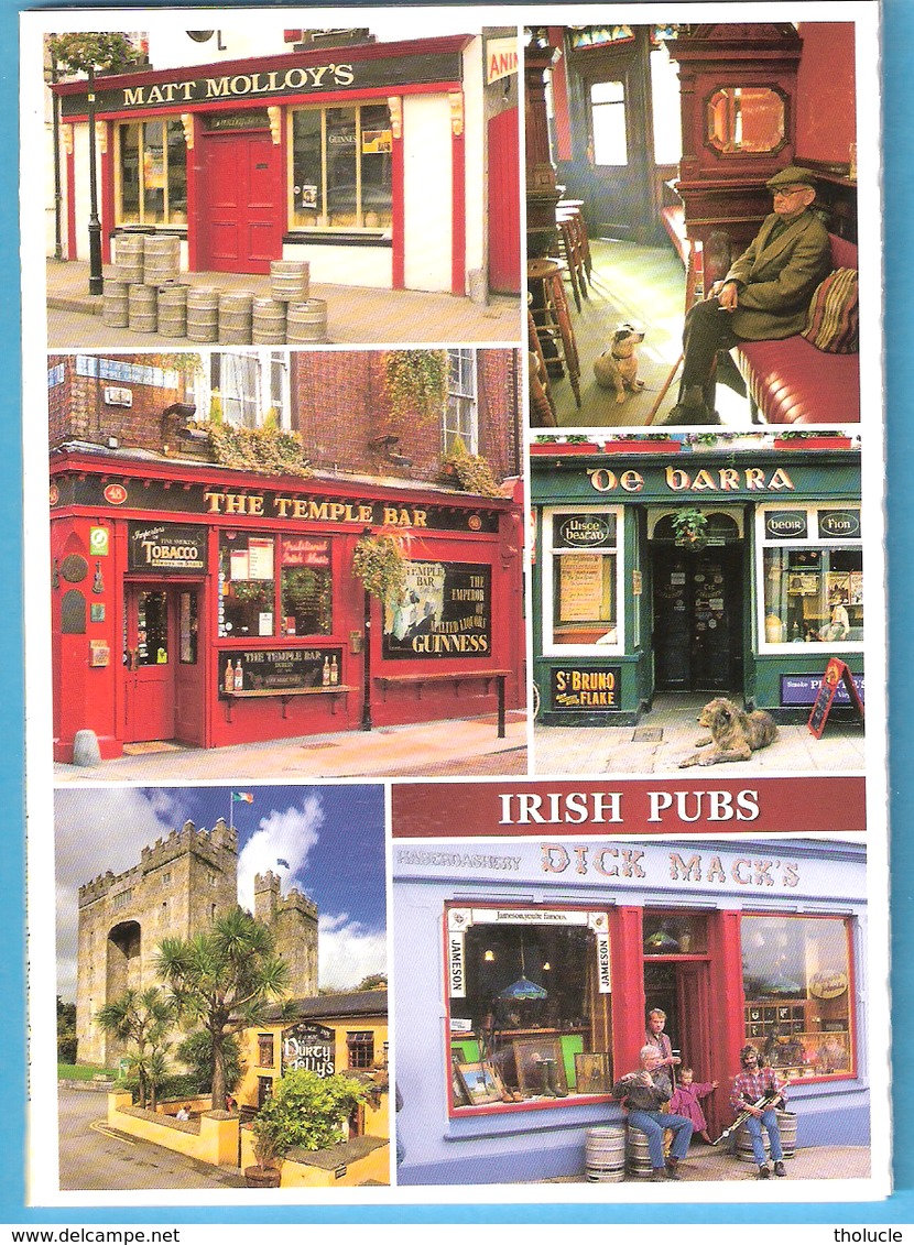 Irish Pub-Ireland-Matt Molloy's,Westport-De Barra's,Clonakilty-Dick Mack's Dingle-Temple Bar,Dublin-Beer-Bière-Guinness - Cafés