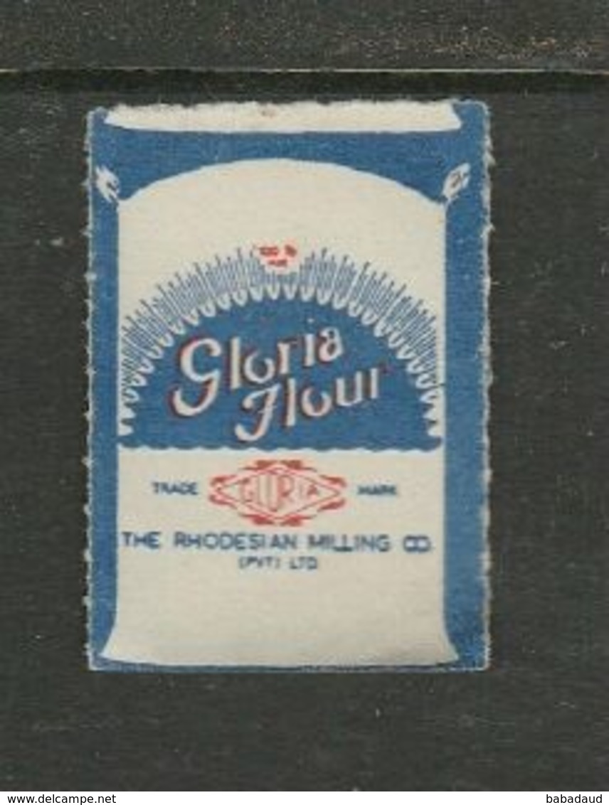 Gloria Flour, Rhodesian Milling Company, Pty. Ltd, Promotional Label (stamp Size) - Southern Rhodesia (...-1964)