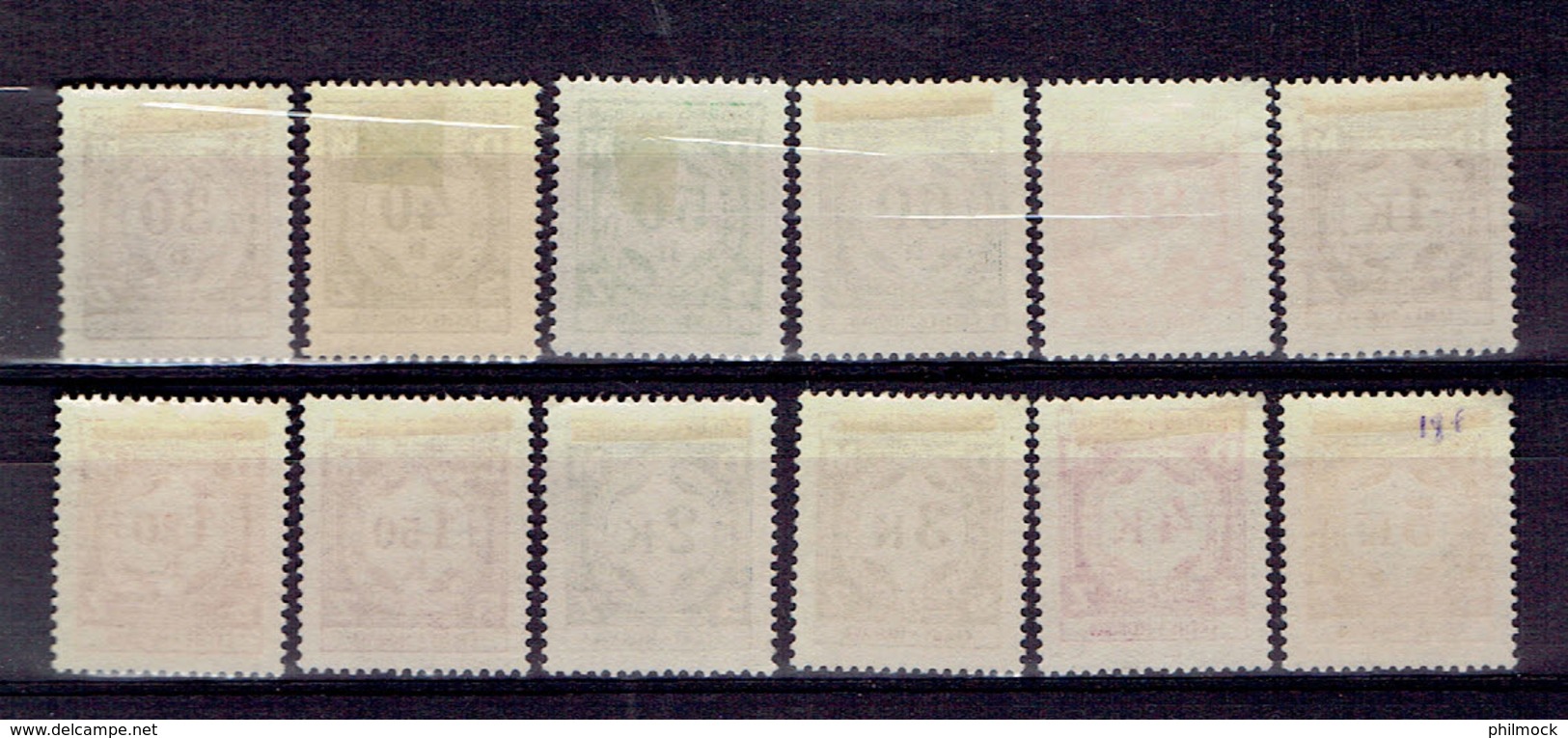 217 P1 - Bohème&Moravie - Bohmen Und Mahren - Cechy A Morava - Service 1-2 MH - Unused Stamps