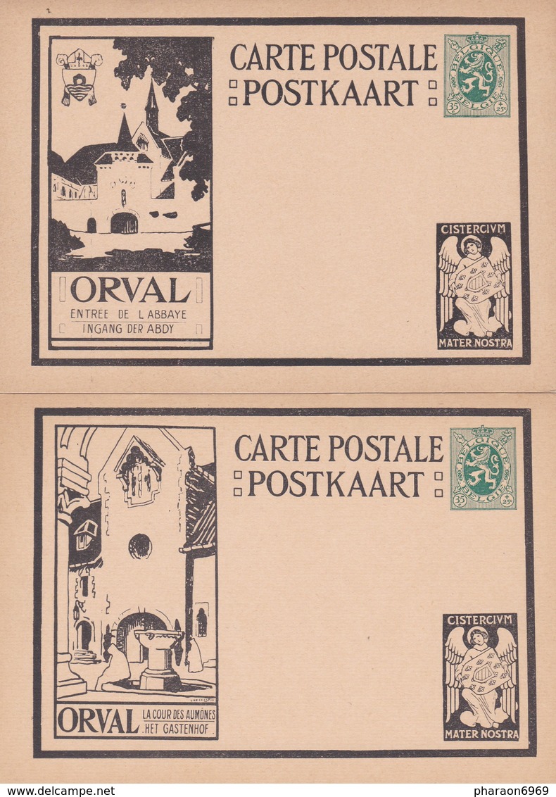 4 Scans 8 Cartes Différentes Orval Avec Ange - Cartes Postales Illustrées (1971-2014) [BK]