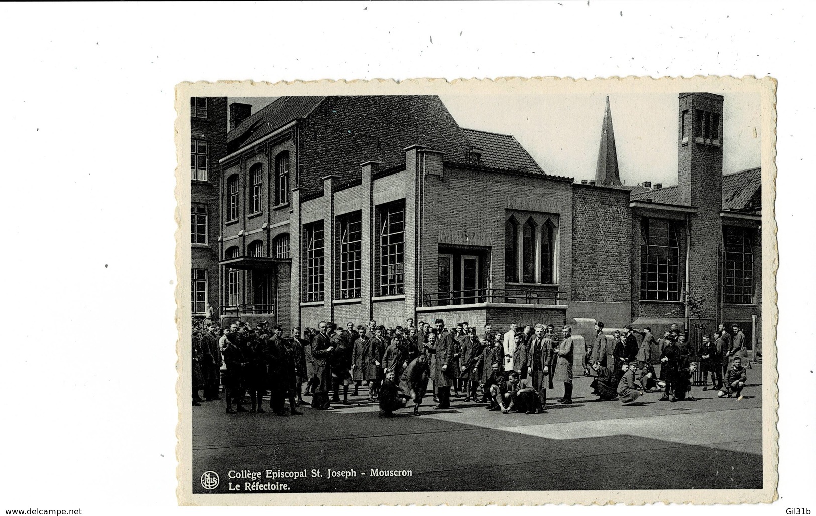 Collège Episcopal  St. Joseph. Mouscron.Le Réfectoire. - Mouscron - Moeskroen